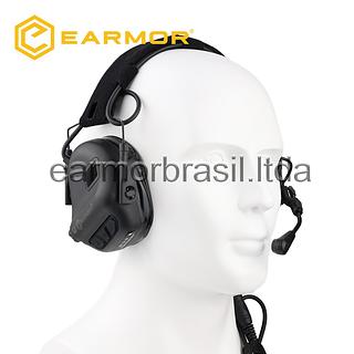 Abafador Eletrônico Tático Earmor M32 Plus